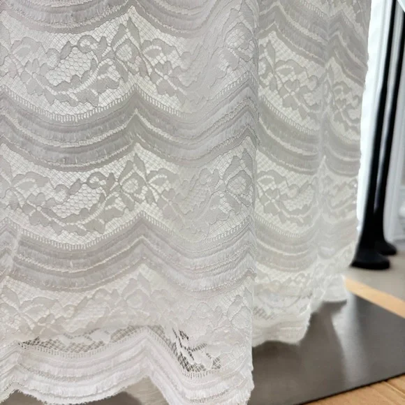 For Love & Lemons Elegant White Lace Dress | NWT | SZ M - Picture 4 of 9